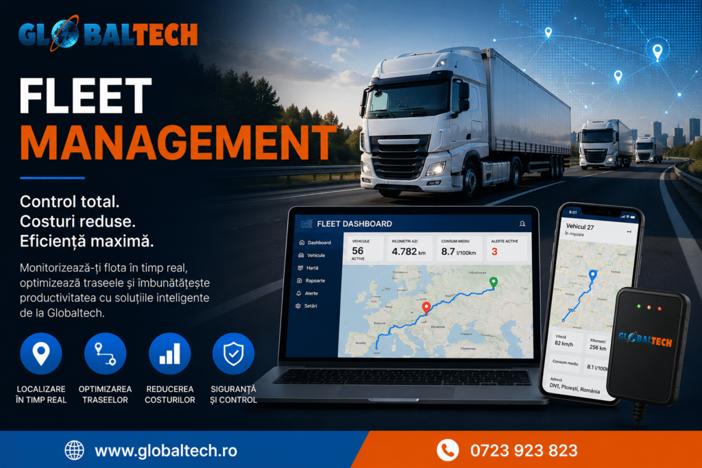 Cum funcționează un sistem modern de Fleet Management?