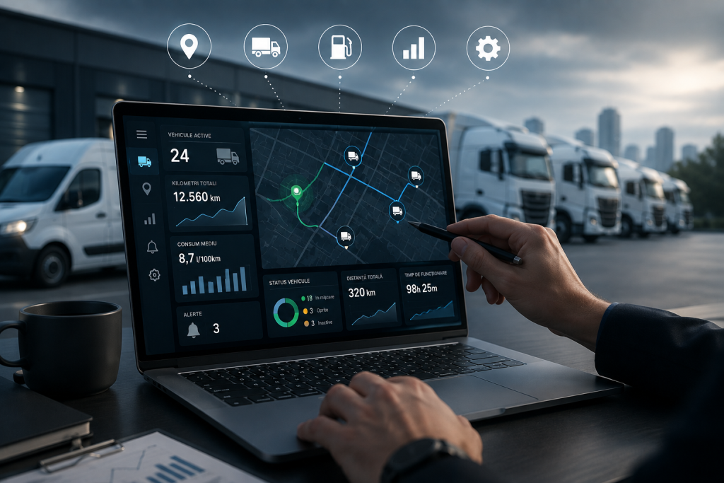 Management Flote Auto prin Sistem de Monitorizare GPS: Ghid pentru Manageri